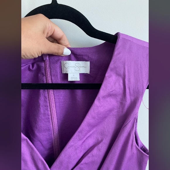 Jessica Simpson Fit & Flare Dress Pockets Size 4 - Picture 9 of 9